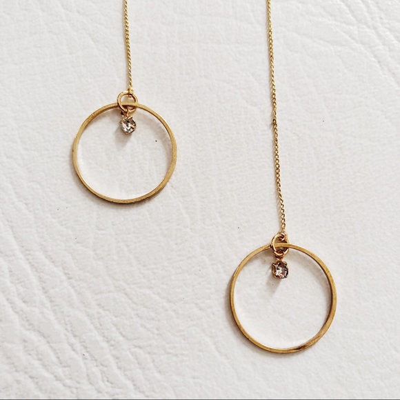 Double Threader Drop Earrings - Picture 2 of 5